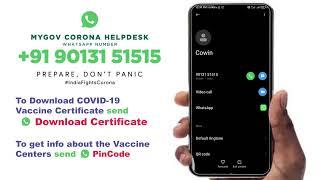 Download COVID-19 Vaccine Certificate via WhatsApp | WhatsApp Bot