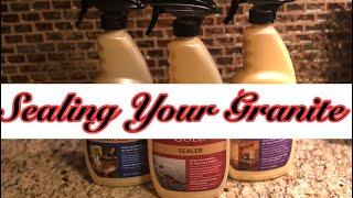 How to seal your granite | Granite Care | DIY granite sealer