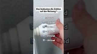  Was bedeuten die 5 Zahlen auf der Heizung? Stufen am Thermostat