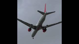 Landing approach Boeing 777-31H(ER) VQ-BGL in Antalya Airport #shorts