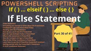 If Else Statement Powershell Work with IF and IF Else Statements