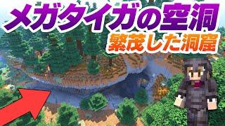 絶景メガタイガにある繁茂した洞窟を探索！【マインクラフト】マイクラ実況 151