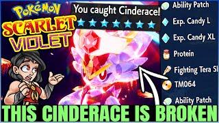 7 STAR CINDERACE IS INSANE - Solo Raid Guide - All Rewards & New Items - Pokemon Scarlet Violet!