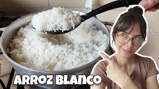 Cómo se hace EL ARROZ BLANCO  receta BÁSICA 