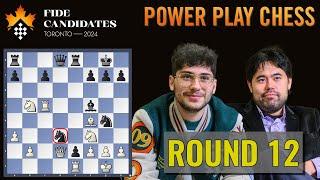 Hikaru Nakamura vs Alireza Firouzja | FIDE Candidates 2024 | Round 12