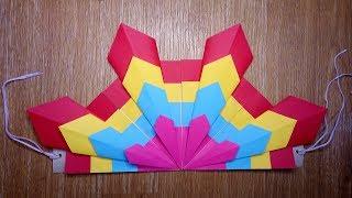 EASY FESTIVAL HEADPIECE MADE OF COLORED PAPER