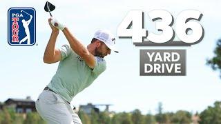 Sam Burns’ 436-yard drive off the rocks | Round 3 | BMW Championship | 2024