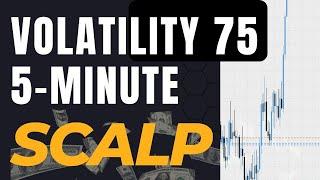 volatility 75 5mins scalping strategy | best strategy for vix 75 | v75 best strategy