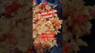 MENU LEBARAN DARURAT #menulebaran#menupraktis#makan#shortvideo