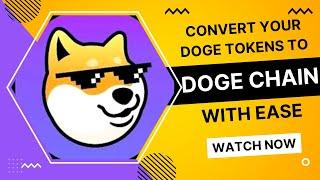 HOW TO DEPOSIT AND SWAP DOGE TOKENS TO DOGE CHAIN NETWORK (wDOGE TOKENS). #dogecoin #doge #elonmusk