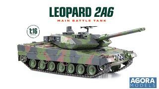 Introducing the Agora Models 1:16 Scale Leopard 2A6 Main Battle Tank