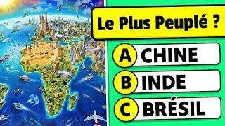  Es-tu un EXPERT en GÉOGRAPHIE...? 50 Questions de Culture Générale 