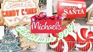 Michaels Christmas Decor 2021 Walkthrough   Virtual Shopping Vlog