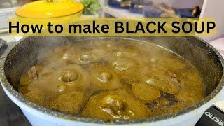 BLACK SOUP RECIPE | HOW TO MAKE EDO BLACK SOUP