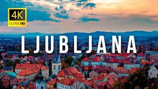 Ljubljana city, Slovenia  in 4K Ultra HD | Drone Video