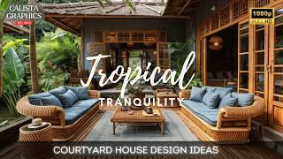 Tropical Tranquility: Courtyard House Design Ideas