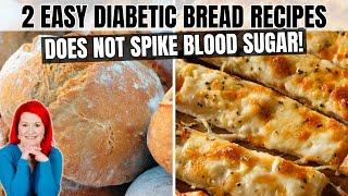 2 Diabetic Friendly Bread Recipes You NEED NOW | 3 INGREDIENTS ONLY | Low Carb Healthy Bread Recipes