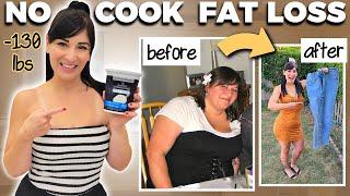 I ate these 10 NO COOK Foods to LOSE 130 Pounds of BODY FAT