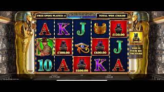 MEGA WIN JACKPOT HIT BIG EGYPTIAN FORTUNE SLOT MACHINE CASINO