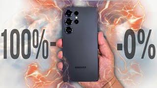 Samsung Galaxy S25 Ultra All Day REAL LIFE Battery Drain Test!