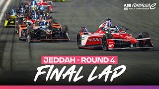 A Tight Battle RIGHT to the Line 🫨 | 2025 Jeddah E-Prix Round 4