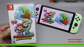 Mario & Luigi: Brothership Unboxing & Gameplay on Nintendo Switch