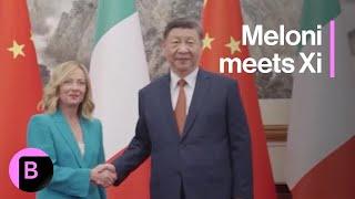 China's Xi and Italy's Meloni Meet in Beijing