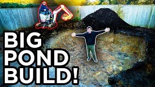 Building A Massive Backyard Koi Pond (pt 1)