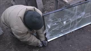 Как разобрать стеклопакет на стекла?