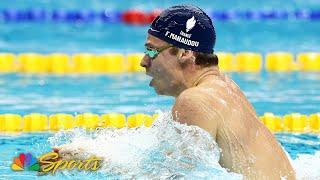 Leon Marchand takes TRIPLE CROWN with 400m IM win in Singapore | NBC Sports