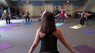 Adapted Yoga classes at Helen Hayes Hospital