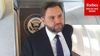 BREAKING NEWS: JD Vance Holds Press Gaggle On Air Force Two About Trump's Putin Call, Biden Cancer