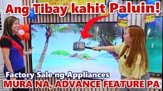 LAHAT NG TV NAKA FACTORY SALE NA! PANALO SA FEATURES, MATIBAY, MURA PA | Appliance Sale