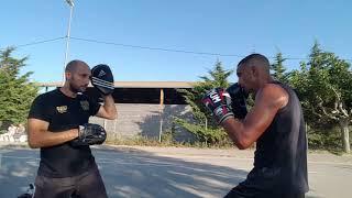 Boxe Anglaise technique et enchainement aux Pattes d'ours