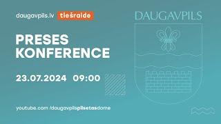 KĀRTĒJĀ PRESES KONFERENCE DAUGAVPILS DOMĒ