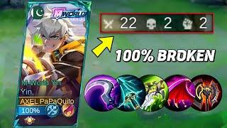 I FINALLY FOUND THE BEST BUILD FOR YIN |  22 KILLS IN JUST 8 MINUTES | MLBB