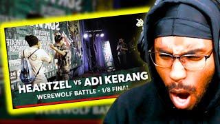 HEARTZEL vs ADI KERANG | Werewolf Beatbox Championship 2018 | 1/8 Final (REACTION)