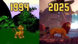 Evolution of Lion King videogames 1994-2025