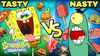 Tasty or Nasty?  Krusty Krab vs. Chum Bucket Menu Items | SpongeBob