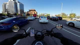 Motorcycle Ride in Calgary Honda Rebel 500