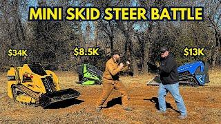 $34k vs $13k Mini Skid Steers - Who Will Win?