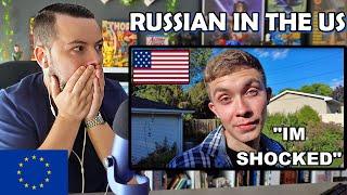 European Reacts to First Impressions of America as a Russian