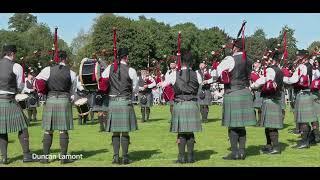 St Thomas Alumni's big set at The European Pipe Band Championships 2024 in Perth, Scotland