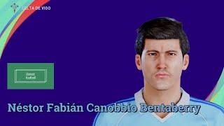 Néstor Fabián Canobbio Bentaberry - PES Clasico (Face, Body& Stats)