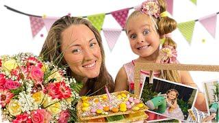 Zlata und Mama machen Geburtstag
