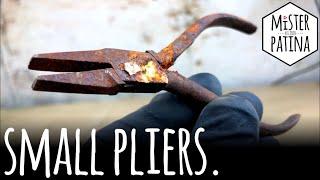 Rusted Jammed Pliers Tool Restoration - Mirror Finish | Mister Patina