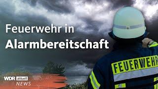 Gewitter und Starkregen: Unwetterwarnung für NRW | WDR Aktuelle Stunde