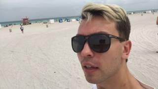 Пляж Майами Бич Нападения акул на человека Холодный Атлантический океан Miami Beach Florida