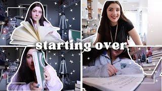 starting over