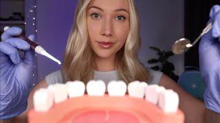 ASMR Full Dentist Exam & Teeth Cleaning 